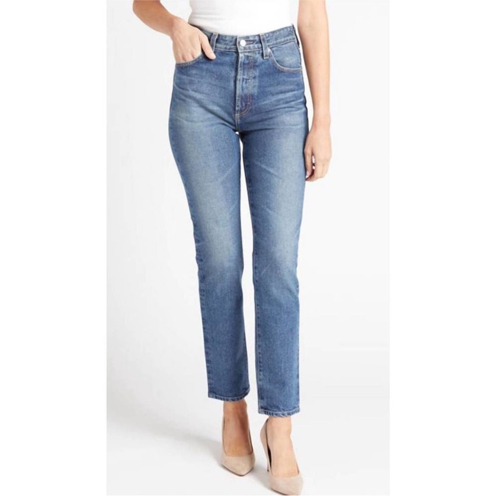 AG Adriano Goldschmied Alexxis Slim Straight High Rise in 10Yell Women’s Sz 29